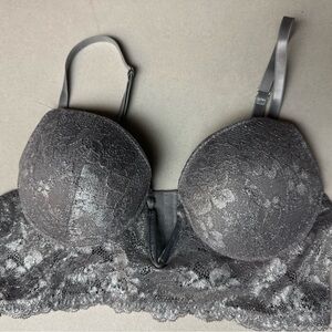 Forever 21 Lace Charcoal Bra